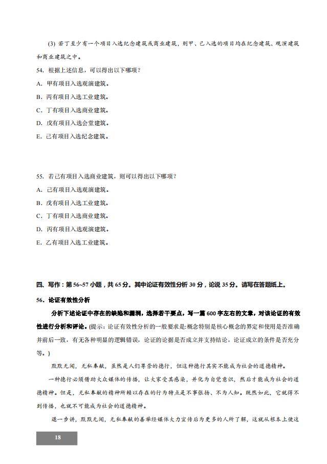 1调剂网：2022年考研管理类联考【管理类综合能力测试】真题及答案"